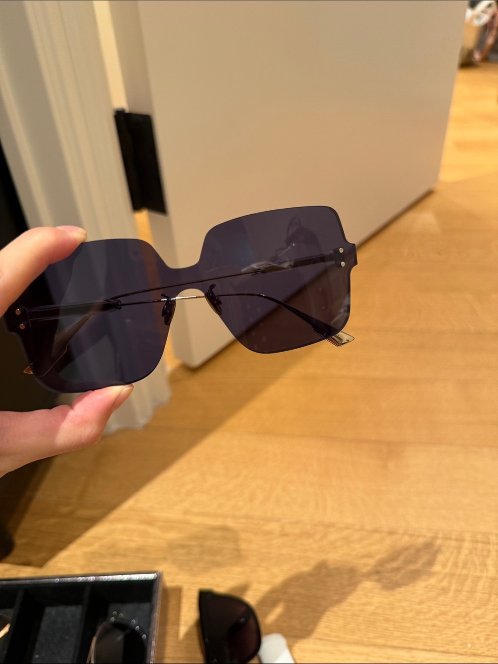 Dior Sunglasses Visor in Blue - Picture 2 of 5